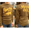 FREEWHEELERS POWER-LUBE MOTOR OIL CREW NECK LONG SLEEVE SHIRTS 1635001画像