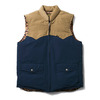 CLUCT DOWN VEST (NAVY×BEIGE) 02181画像