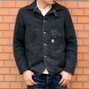 SUGAR CANE FICTION ROMANCE WOOL HERRINGBONE WORK COAT SC13737画像
