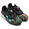 PUMA for atmos DISC BLAZE "NIGHT JUNGLE" BLACK/ELECTRIC GREEN 363060-01画像
