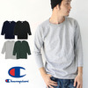 Champion ラグラン3/4スリーブ 7分袖 Tシャツ MADE IN USA C5-U401画像