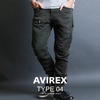 AVIREX OVER DYED TIGHT MIL PANTS 6166156画像