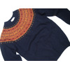 INVERALLAN #115065 NORDICK FAIRISLE YOKE DONEGAL SWEATER/navy画像