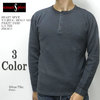 smart Spice THERMAL HENLY NECK PIGENT DYED L/S TEE SMC0111画像