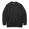 BLACK SCALE THREE POCKET APRON CREWNECK (BLACK) W16-LK063画像
