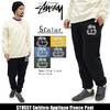 STUSSY Emblem Applique Fleece Pant 116294画像