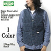 Sugar Cane Light T/C INDIGO CORDUROY WORK VEST SC13735画像