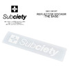 Subciety REFLECTOR STICKER -THE BASE- 40060画像