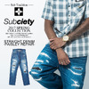 Subciety STRAIGHT DENIM -PAISLEY REPAIR- 10670画像