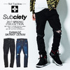 Subciety DAMAGE SKINNY DENIM 10671画像