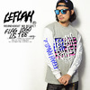 LEFLAH FLAG LOGO L/S TEE -GRAY-画像