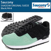 Saucony SHADOW ORIGINAL SUEDE Black/Mint S70257-6画像