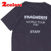 THE PARK・ING GINZA × Fragment Design × PEEL&LIFT FRAGMENTS WORLD TOUR STAFF TEE画像
