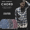 CHORD NUMBER EIGHT COLLARLESS CHECK SHIRT N8M1G1-SH02画像