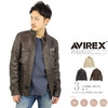 AVIREX STAR&STRIPES M-65 LEATHER JACKET 6161069画像
