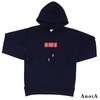 AnotA GOX HOODY NAVYxRED画像
