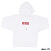 AnotA GOX HOODY WHITExRED画像