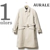 AURALEE WASHED BONDING CLOTH LONG COAT A6AC01BO画像