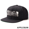 APPLEBUM Harlem Snapback Cap BLACK画像
