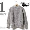 A WHALER SWEATER 3PLY ARAN YARN MOCK SWEATER画像