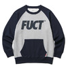 FUCT SSDD SLANT LOGO CREWNECK (GRAY) 41801画像