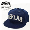 LEFLAH ARCH LOGO CAP -NAVY-画像