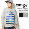 range cosmo stripes crew sweat RG16F-SW16画像