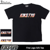 KIKS TYO Fire Logo S/S Tee KT1609T-11画像