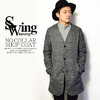 SWING NO COLLAR SHOP COAT画像