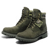 Timberland for Kinetics 6 inch Double Collar Boot GREEN NUBUCK A1ISI画像