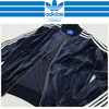 adidas Originals Velour Super Star Track Top Jersey JKT AY9222画像