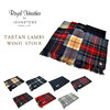ROYAL HEATHER BY JOHNSTONS TARTAN LAMBSWOOL STOLE画像