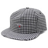 Noah Tartan Wool Hat BLACK WHITE PLAID画像