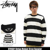 STUSSY Stripe Mohair Crew Sweater 117038画像