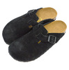 BIRKENSTOCK BOSTON スウェードレザー ブラック GC060493/GC060491画像
