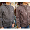 YEALOW W ZIP FLEECE PARKA HERRING BONE 36331画像