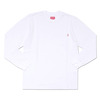 Supreme L/S Pocket Tee WHITE画像