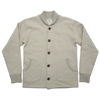 STUDIO D'ARTISAN Brushed Back Loop Wheel Body by French Circular Frame Shawl Collar Sweat Cardigan 9783画像
