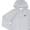 COMME des GARCONS HOLIDAY emoji ZIP UP HOODIE GRAY画像