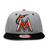NEW ERA MIAMI MARLINS 2T TEAM BASIC SNAPBACK GREYxBLACK CNFNEMMM045画像