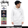 STUSSY S Wings L/S Hood Tee 1983996画像