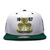 Mitchell & Ness BOSTON CELTICS NBA CHAMP 1957 SNAPBACK WHITExGREEN LVMNBTC128画像