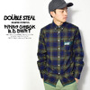 DOUBLE STEAL PIPING CHECK B.D SHIRT 766-35013画像