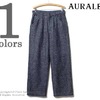 AURALEE SILK DENIM WIDE PANTS A7SP02SD画像