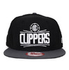 NEW ERA LOS ANGELES CLIPPERS 2T TEAM-BASIC SNAPBACK BLACKxGRAPHITE FFNELAC028画像