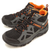 MERRELL MENS OUTRIGHT EDGE MID WATERPROOF BLACK/BURNT ORANGE 342254C画像