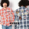 AVIREX PATCHED CHECK SHIRT 6175098画像