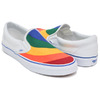 VANS CLASSIC SLIP-ON (RAINBOW) TRUE WHITE VN0A38F79NK画像