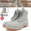 Timberland ICON 6inch Premium Boot Light Grey Nubuck A1GAU画像