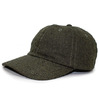 STUSSY HERRINGBONE TWEED WOOL CAP OLIVE 131634画像